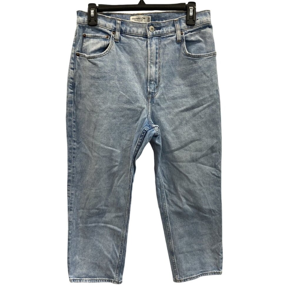 Abercrombie Fitch Straight Jeans 30 / 10 XS Ultra High Rise Curve Love Mom 80s